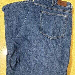 L.L. Bean Blue Vintage Relaxed Thermal Jeans